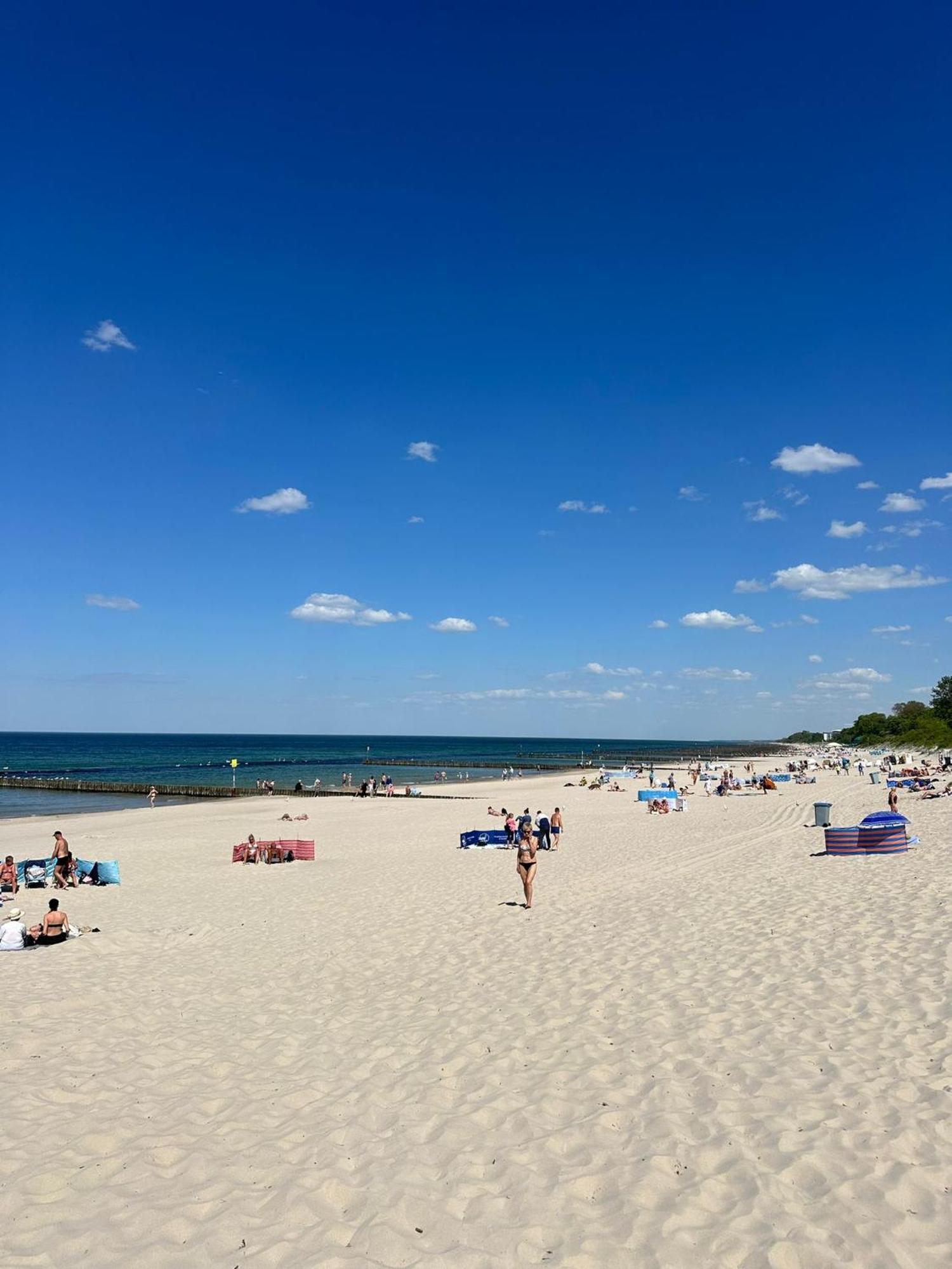 4summer White Blue Sauna & Fitness & Parking 100 Metrow Do Pieknej Szerokiej Piaszczystej Plazy, Wspanialy Widok Z Duzego Tarasu! 100 Meter Zu Einem Schoenen Breiten Sandstrand, Herrliche Aussicht Von Einer Grossen Terrasse! Apartament *